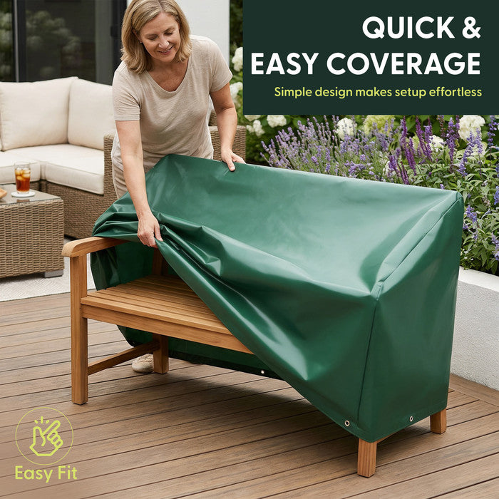 3 Seat Garden Bench Cover - Waterproof, Tear Resistant and UV Protection