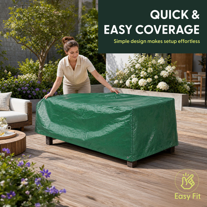 Outdoor furniture cover with UV and mould protection – keeps garden chairs dry all year round