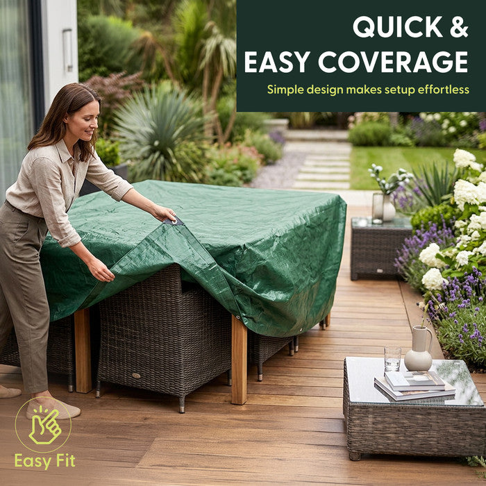 Small Waterproof Garden Furniture Cover - 125cm