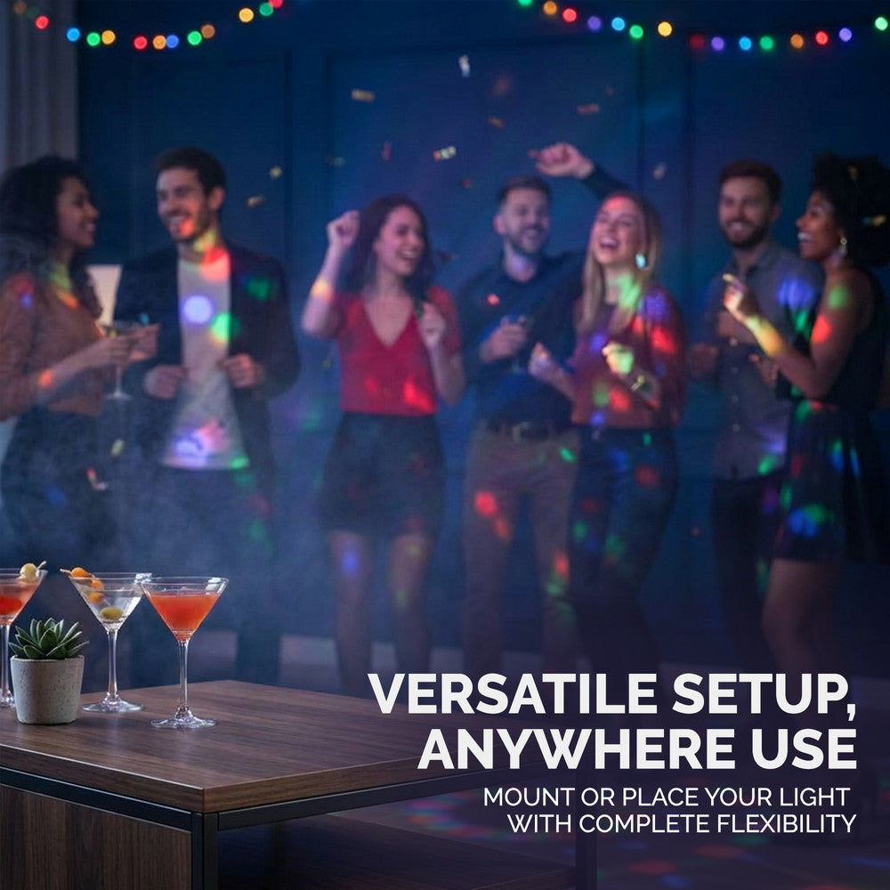 Bryte Disco Ball Light 7 Colours RGB LED USB Remote Party – image 5