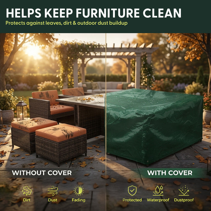 UV resistant garden seat cover – protects against sun fading, mildew, dust and bird droppings