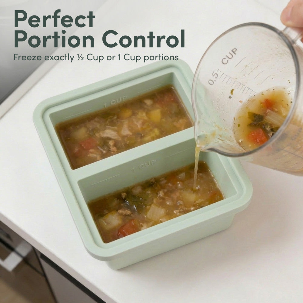 Oven-safe silicone freezer tray – safe up to 220°C