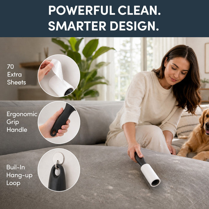 Compact Portable Lint Roller – Slim Travel Size for Handbag & Gym Bag