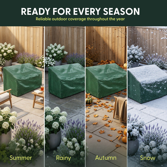 3 Seat Garden Bench Cover - Waterproof, Tear Resistant and UV Protection