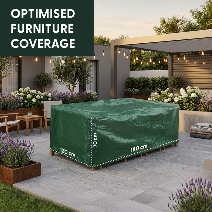 Waterproof outdoor chair cover with storage – lightweight, folds flat, suitable for all seasons
