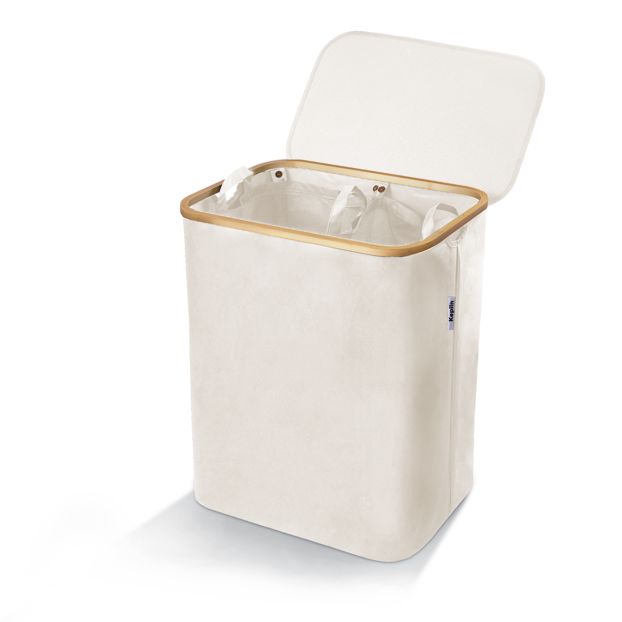 Laundry Basket - 145L Capacity with Handles and Machine Washable Removable Bags