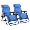XXL Padded Zero Gravity Chairs Set of 2