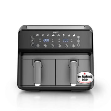 9L Dual Zone Air Fryer - 8-in-1 Cooking Functions - 2700W Energy-Saving Cooker - Family Size
