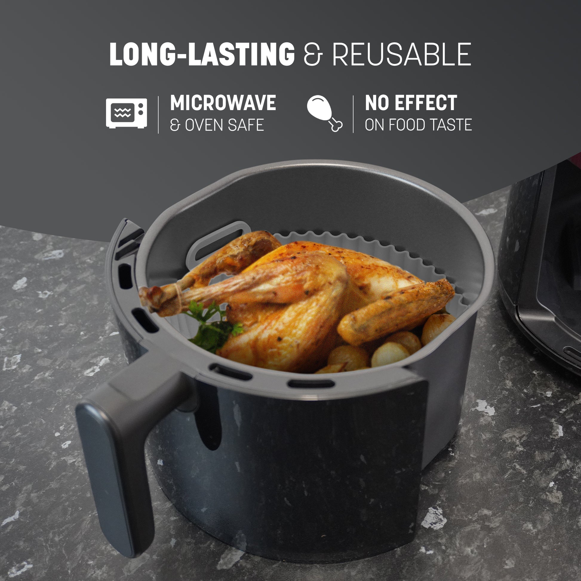 Silicone Air Fryer Liners - 3 Pack – image 4