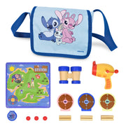 Disney Lilo & Stitch Adventure Bag Playset – Kids’ Target Game with Toy Blaster, Wooden Targets, Binoculars & Travel Bag – Fun Outdoor & Indoor Activity Set