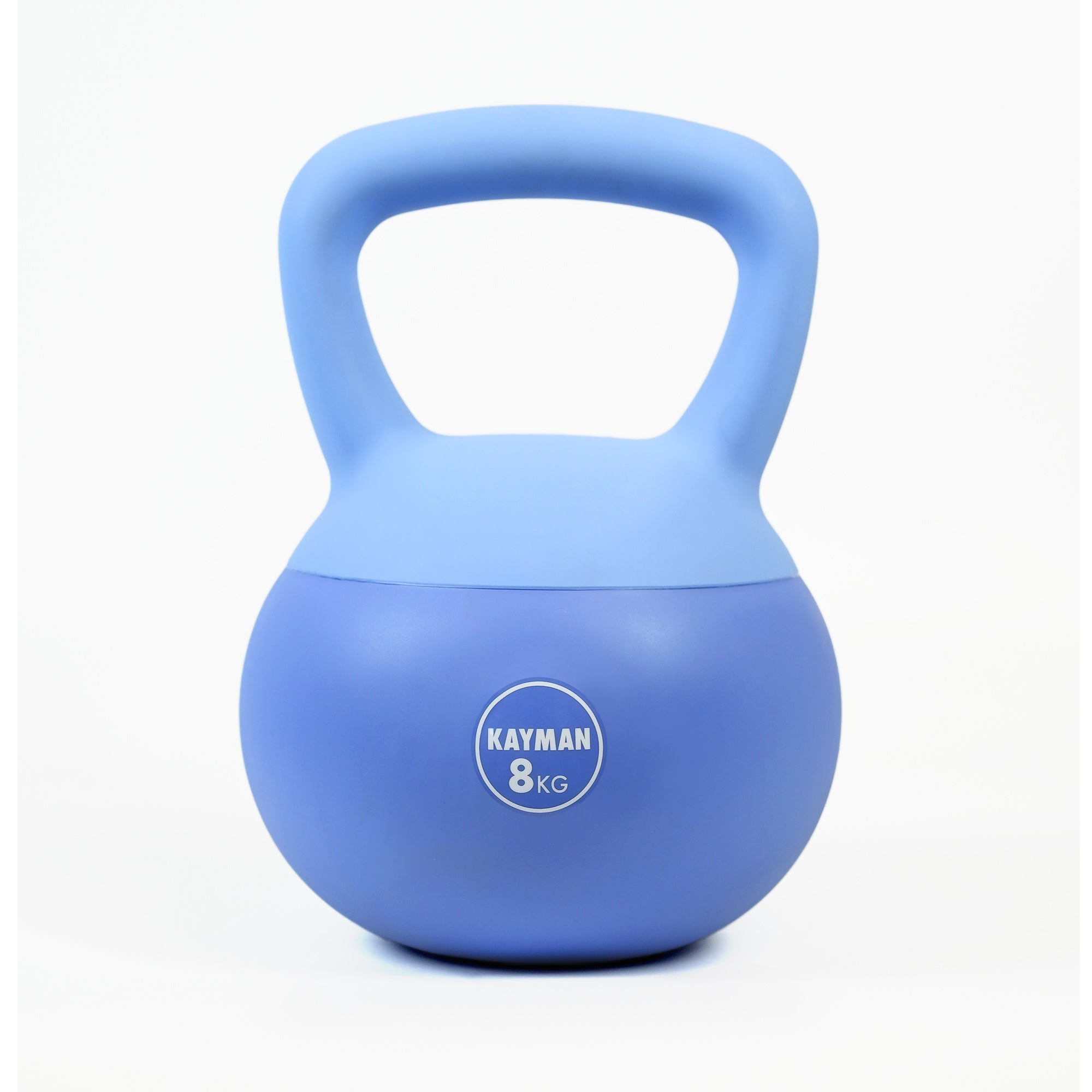 KAYMAN Soft Kettlebell for Home Gym – PVC Coated Weight – Floor Safe Flat Base – Ergonomic Non-Slip Handle – Strength Training, CrossFit, HIIT, Core Workout – Durable Fitness Equipment