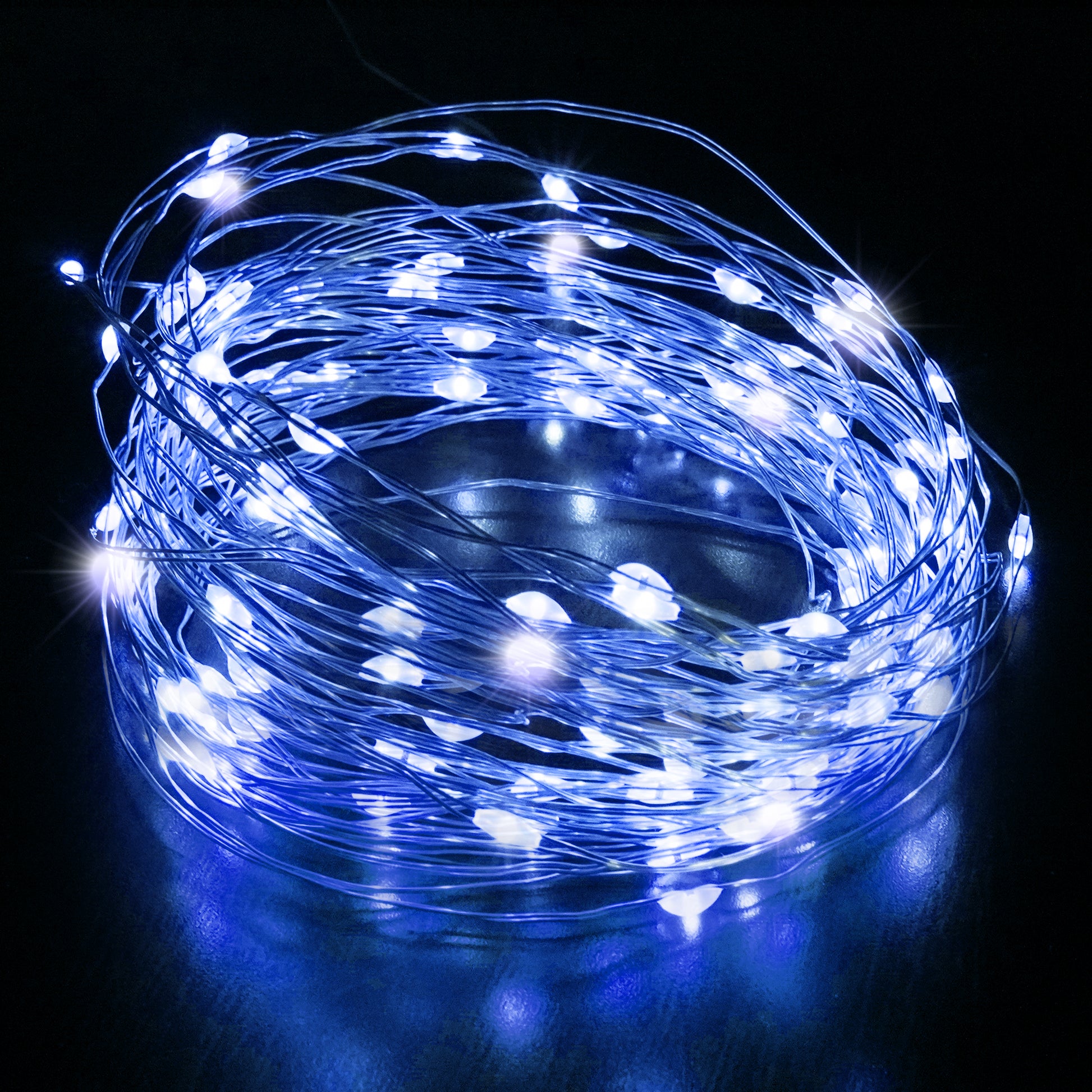 Desiretech - LED Battery-Powered Fairy Lights - Copper Wire String Lights - Waterproof Decorative LED for Indoor/Outdoor Use - Weddings, Christmas, Bedroom, Patio & Party – image 8