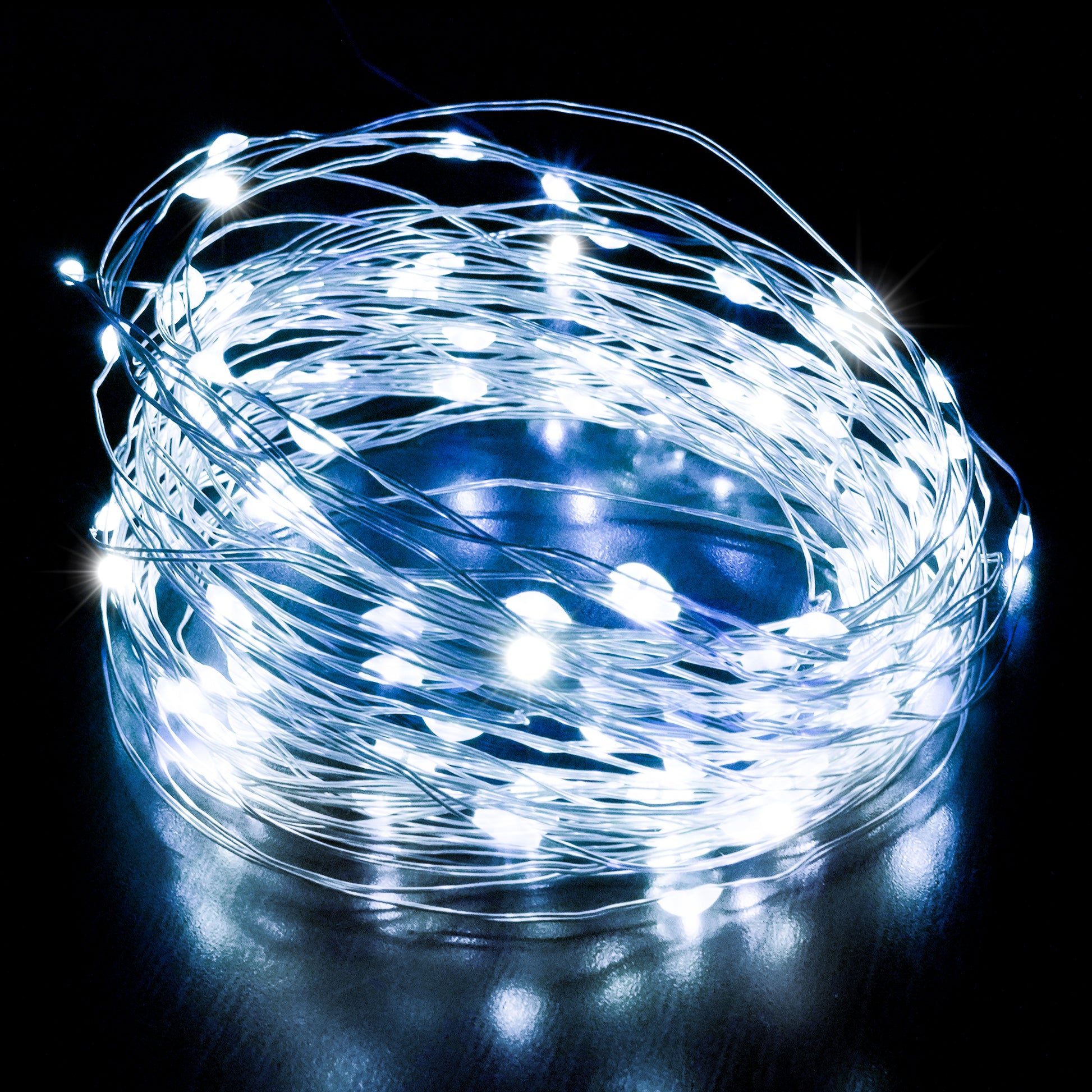 Desiretech - LED Battery-Powered Fairy Lights - Copper Wire String Lights - Waterproof Decorative LED for Indoor/Outdoor Use - Weddings, Christmas, Bedroom, Patio & Party – image 9