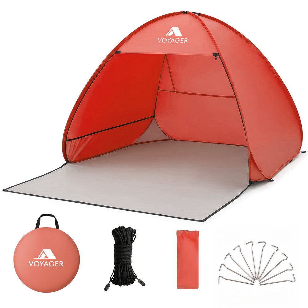 Pop-Up Beach Tent - 2 Person - UPF 50+ UV Protection