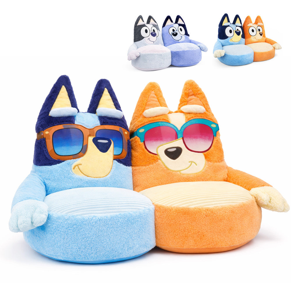 Bluey Bingo Kids Plush Sofa Chair Toddler Seat Playroom Gift Girls