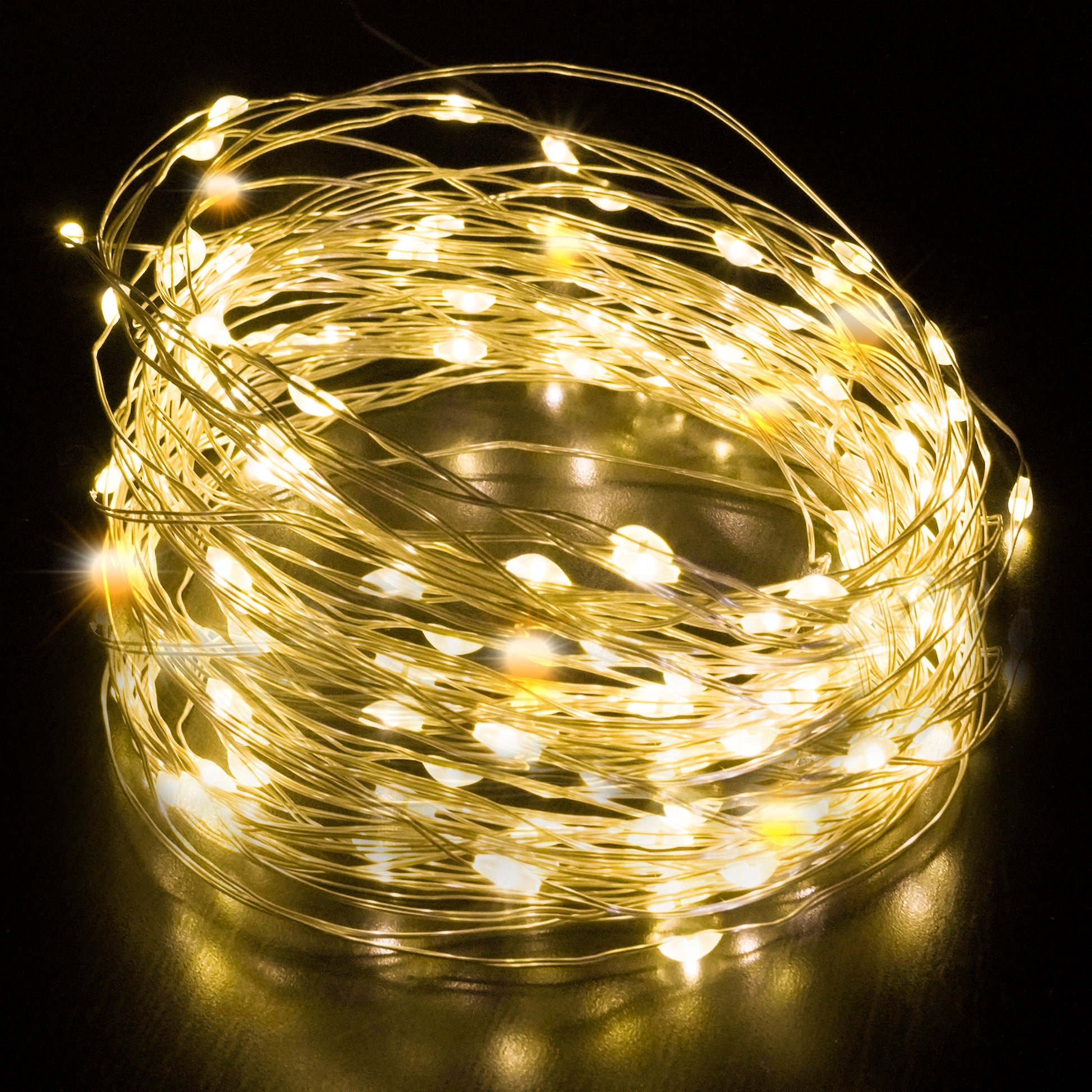 Desiretech - LED Battery-Powered Fairy Lights - Copper Wire String Lights - Waterproof Decorative LED for Indoor/Outdoor Use - Weddings, Christmas, Bedroom, Patio & Party – image 10