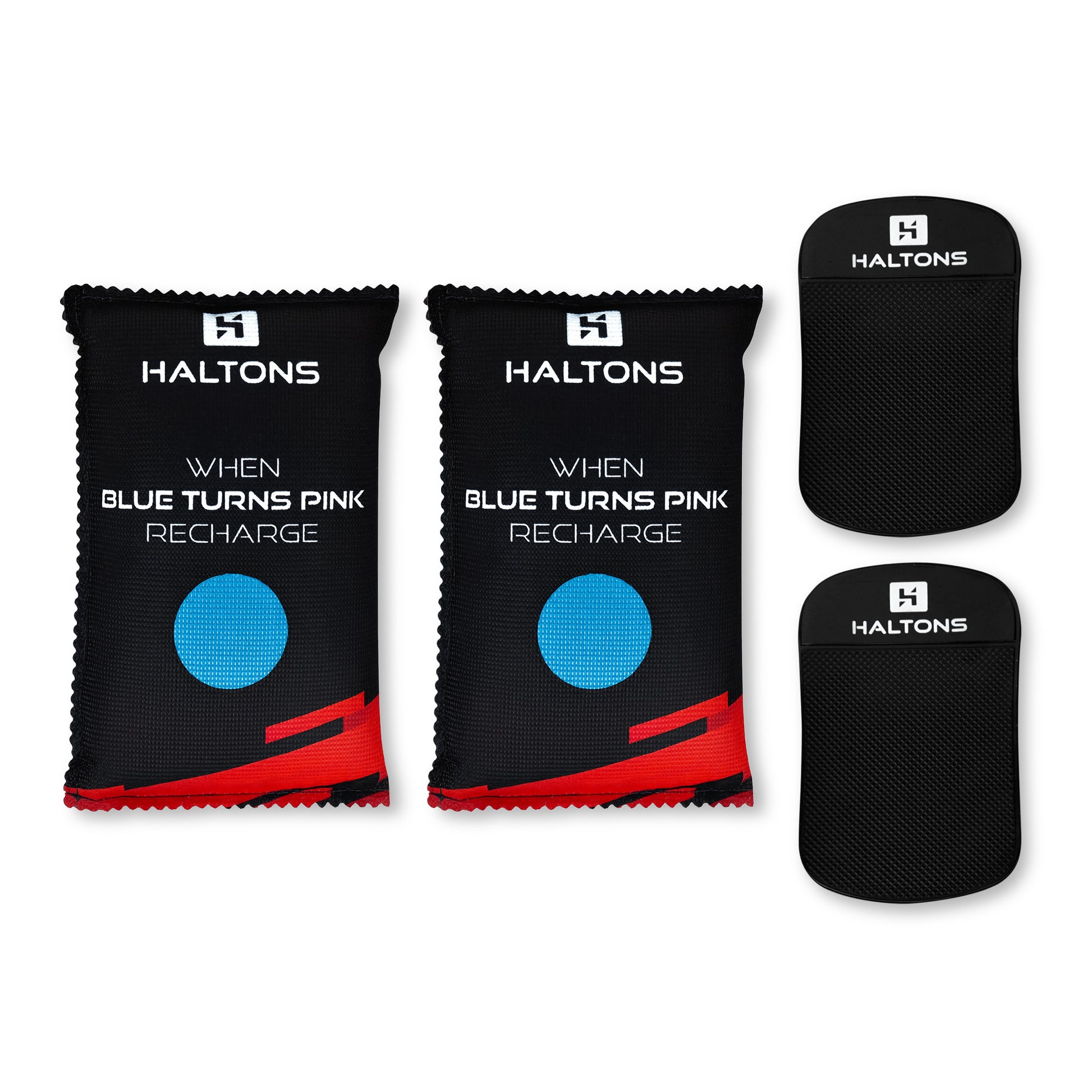 Haltons Silica Gel Dehumidifier 1kg & 350g - Reusable Moisture Absorber with Built-in Indicator & Anti-Slip Pad - Prevents Dampness & Condensation - Ideal for Cars, Closets, Storage - 28x16x4cm – image 3