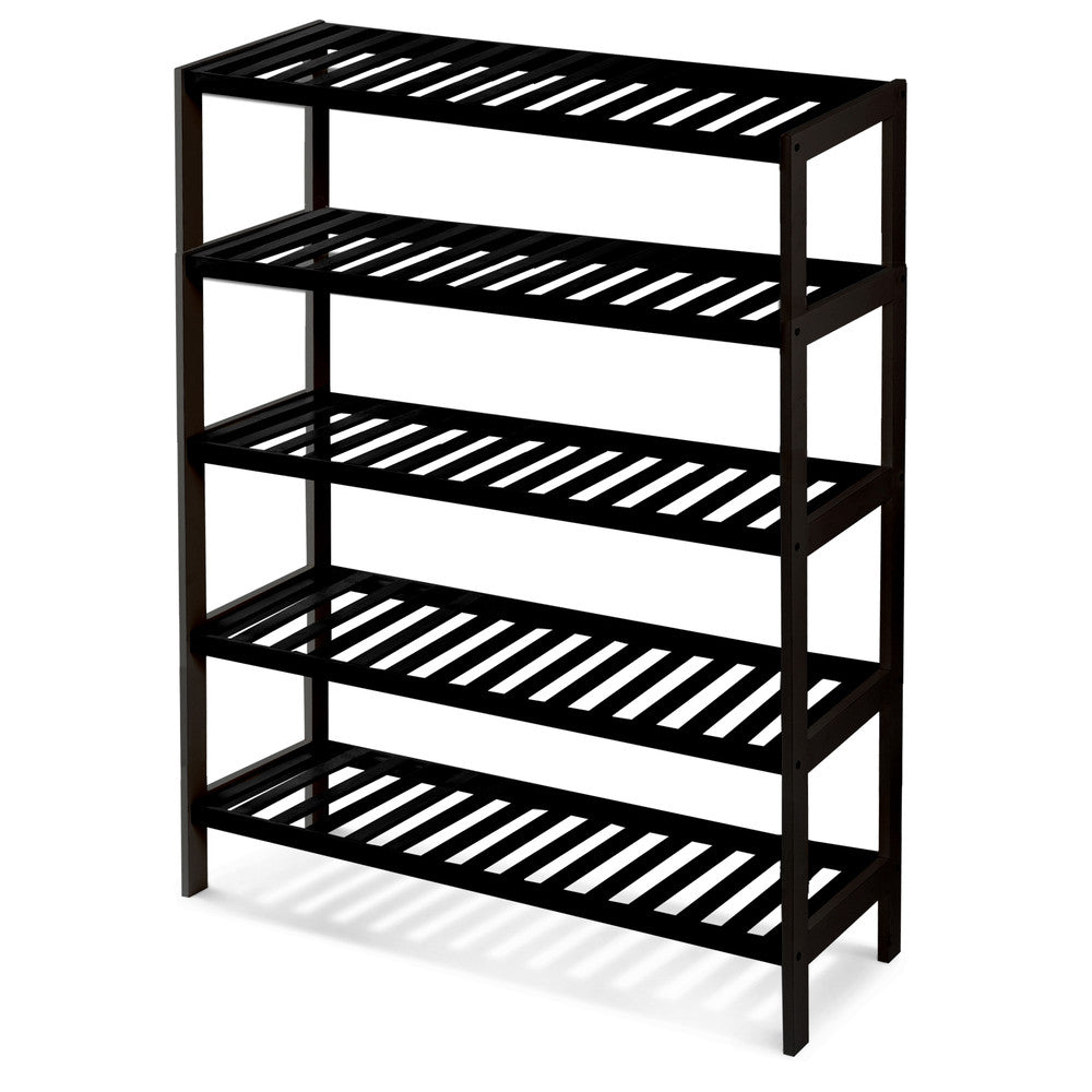Bamboo Shoe Rack - 5 Tier