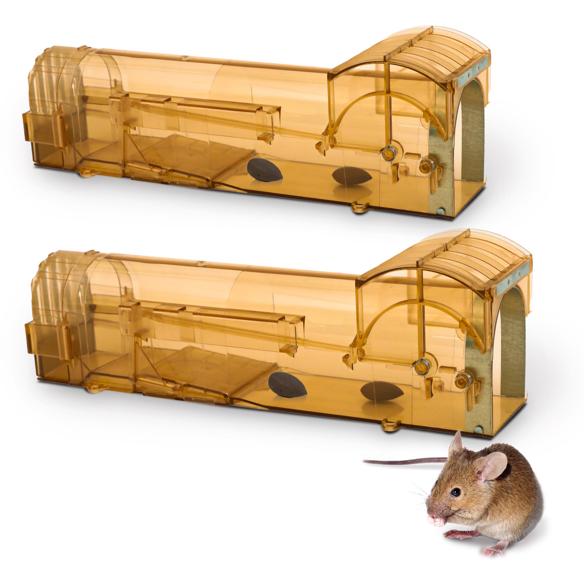 KEPLIN Humane Mouse Trap: Safe, Child & Pet-Friendly, Reusable, Easy to Clean, No-Touch Release