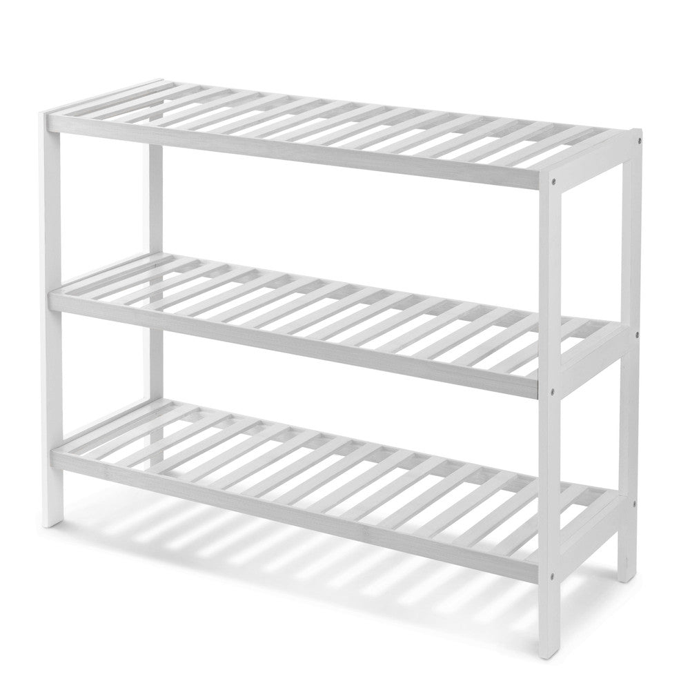 Bamboo Shoe Rack - 3 Tier – image 17