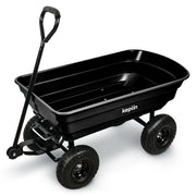 Heavy duty steel garden wheelbarrow with pneumatic tyres – 75L 200kg capacity, UK