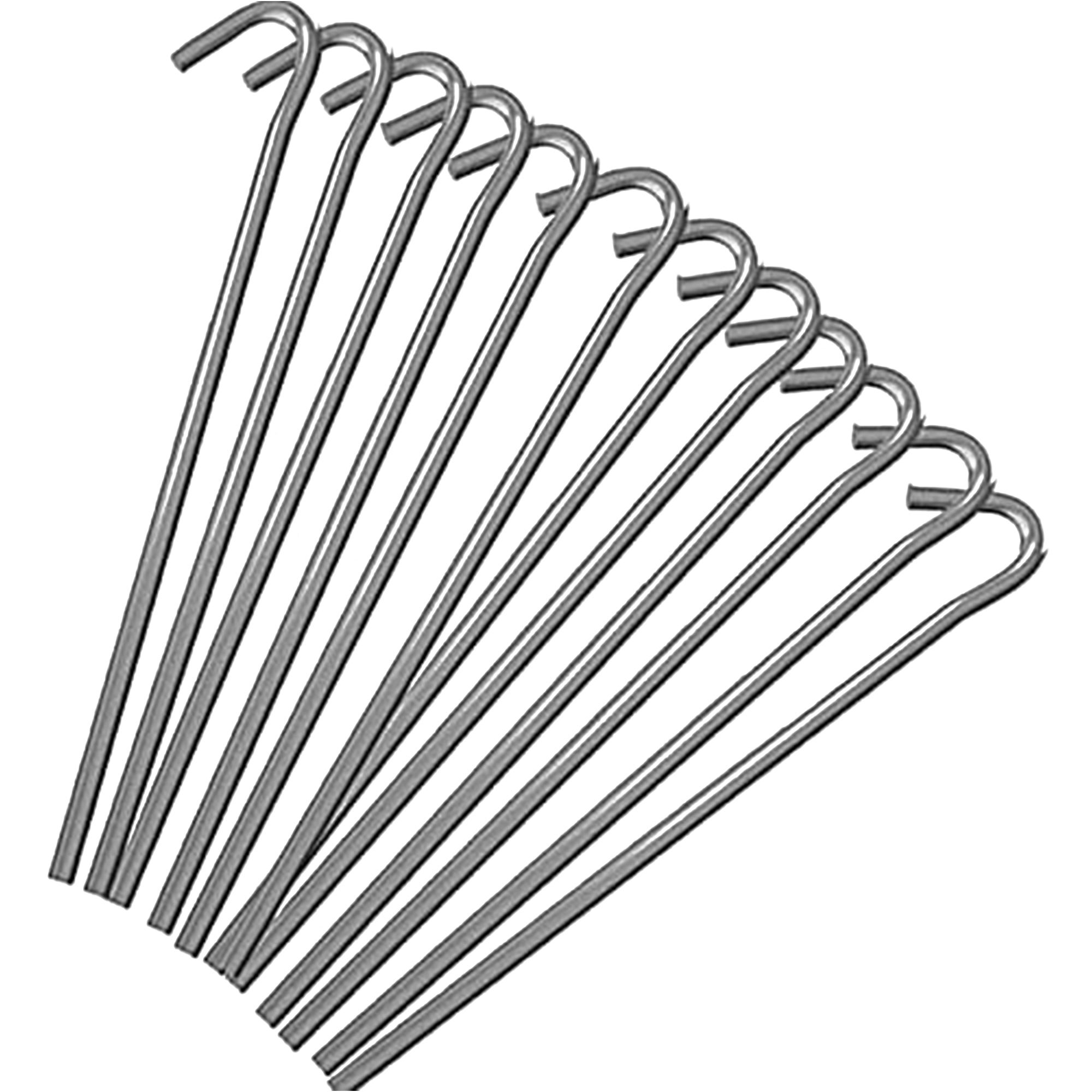Keplin Steel Tent Pegs-Rust Free Weather-Resistant Hooks for Camping and Outdoor