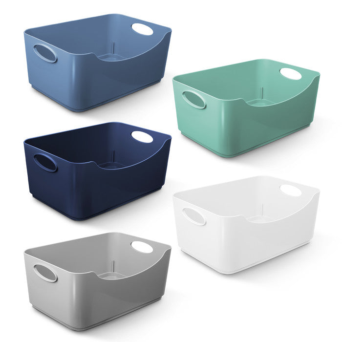 Plastic Studio Storage Basket with Handles - 5 & 6 Pack