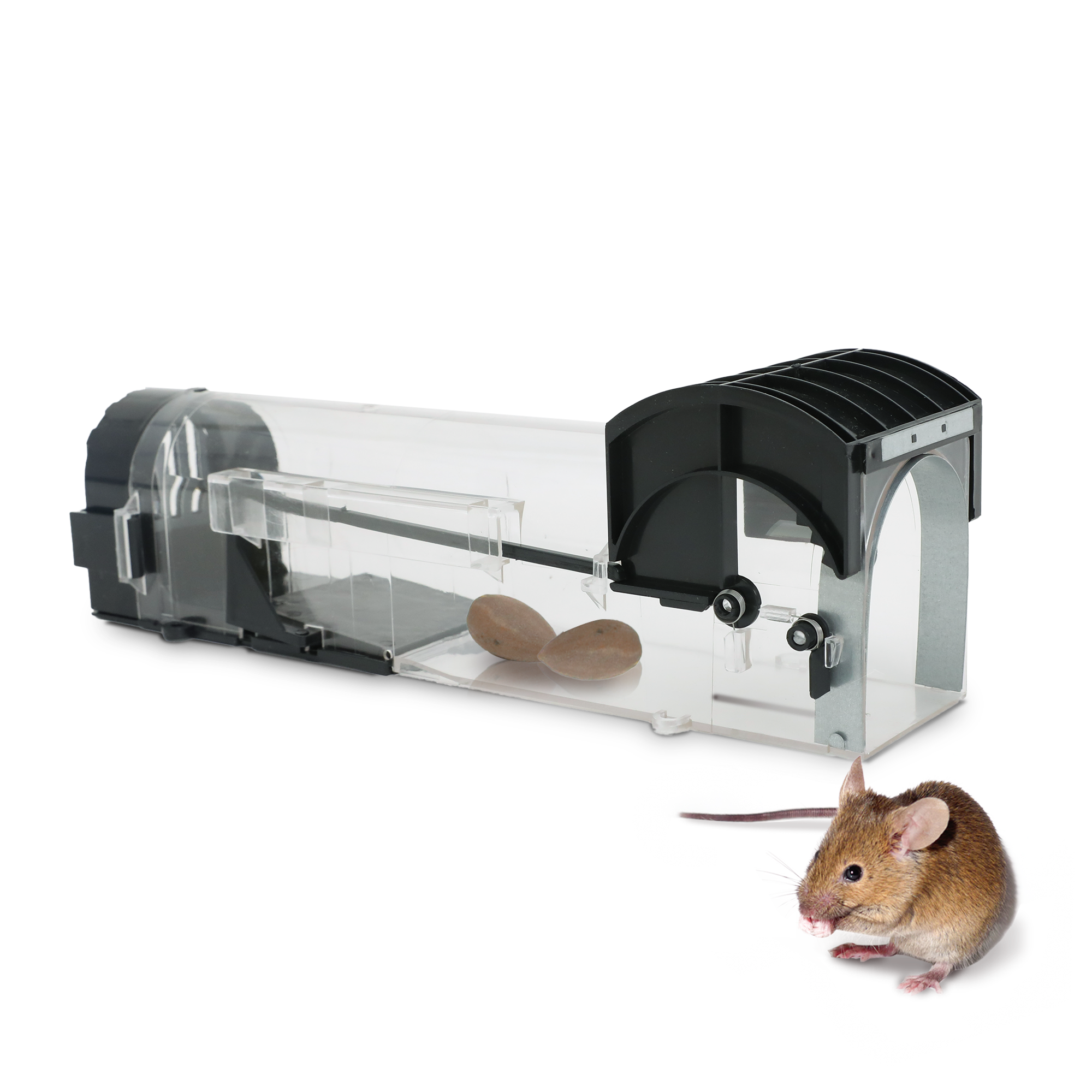KEPLIN Humane Mouse Trap: Safe, Child & Pet-Friendly, Reusable, Easy to Clean, No-Touch Release