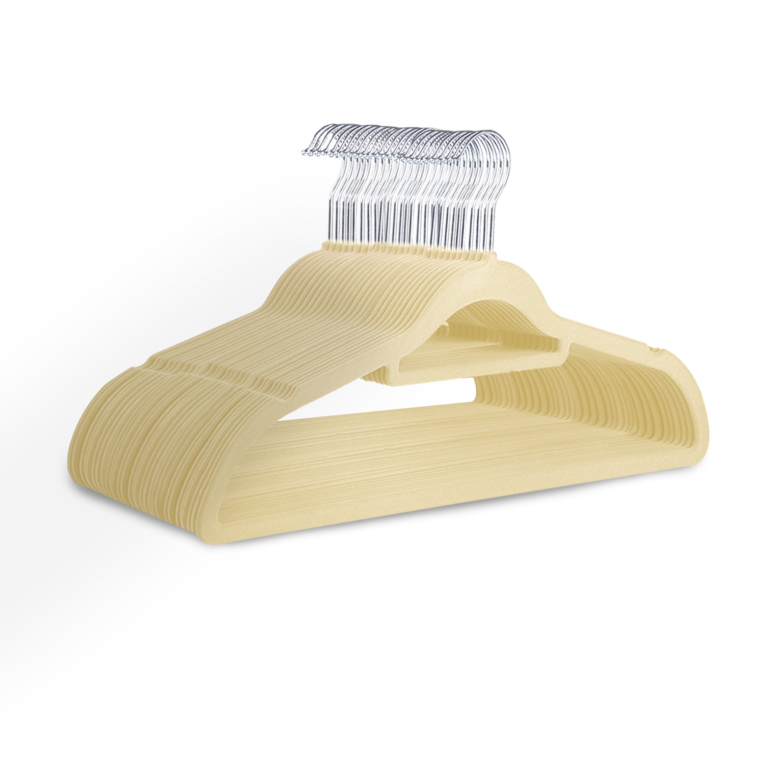 KEPLIN Velvet Hangers 30 Pack (41.5cm) - Non-Slip Clothes Coat hangers with Tie Bar and 360 Degree Hook for Home Storage Durable, Sturdy & Space Saving Wardrobe (30 Pack)