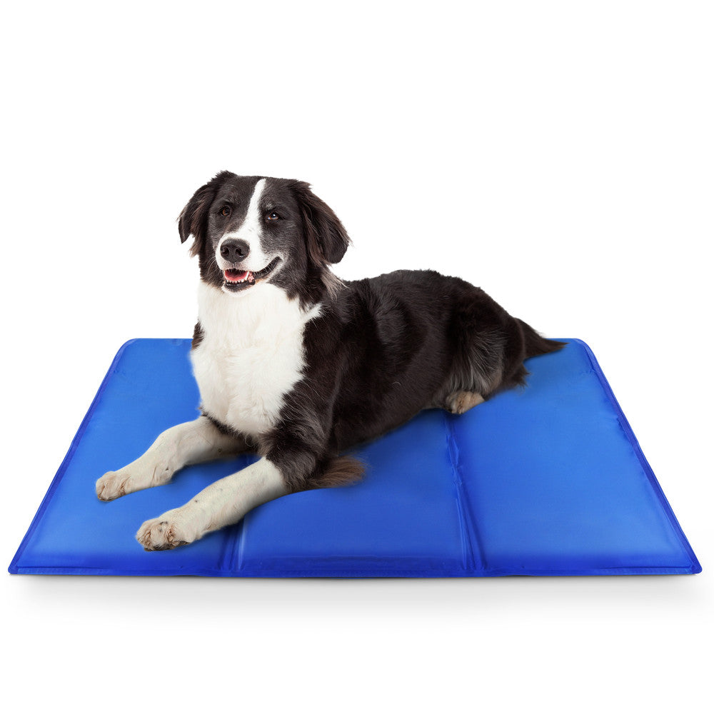 FurDreams Pineapple Pet Cooling Mat – Waterproof Gel Pillow Pad for Dogs and Cats, 75x120cm – Prevent Overheating and Keep Cool During Summer Rest