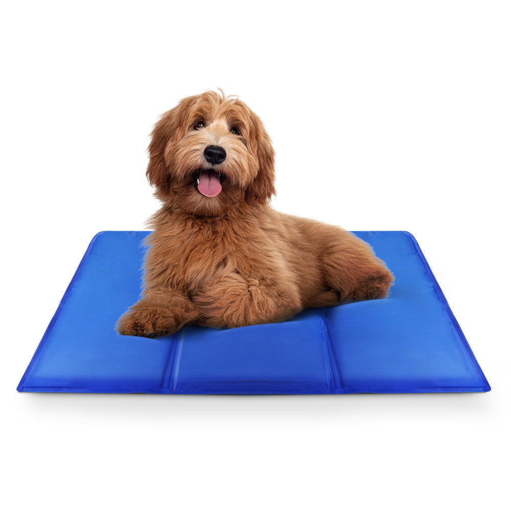 FurDreams Pineapple Pet Cooling Mat – Waterproof Gel Pillow Pad for Dogs and Cats, 75x120cm – Prevent Overheating and Keep Cool During Summer Rest