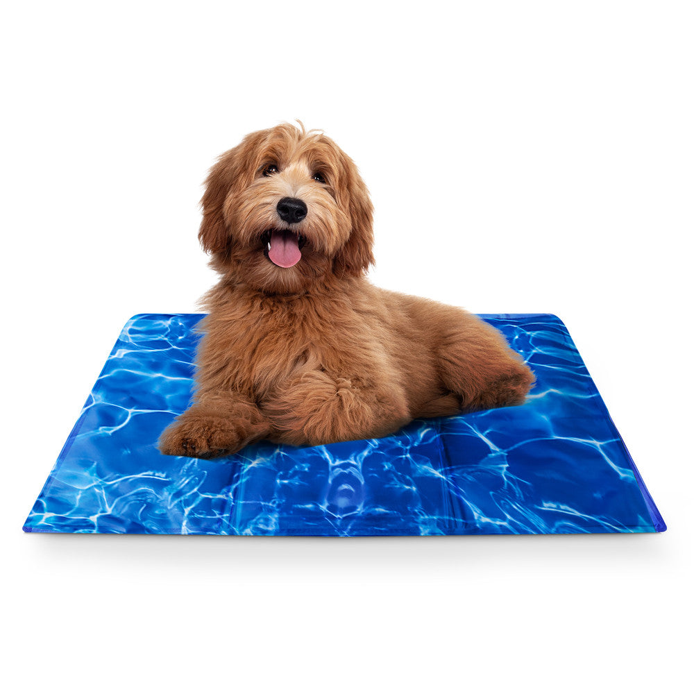 FurDreams Pineapple Pet Cooling Mat – Waterproof Gel Pillow Pad for Dogs and Cats, 75x120cm – Prevent Overheating and Keep Cool During Summer Rest