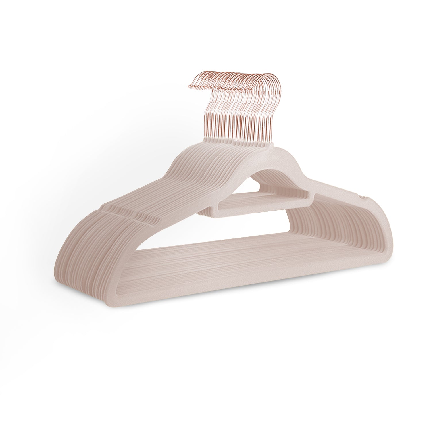 KEPLIN Velvet Hangers 20 Pack - Non-Slip Clothes Hangers with Tie Bar & 360° Hook - Durable & Sturdy, Space-Saving Wardrobe Organisers for Suits, Jackets & Clothes- Home Storage Solution