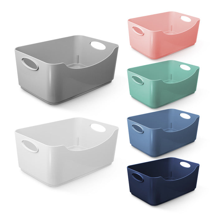 Plastic Studio Storage Basket with Handles - 5 & 6 Pack