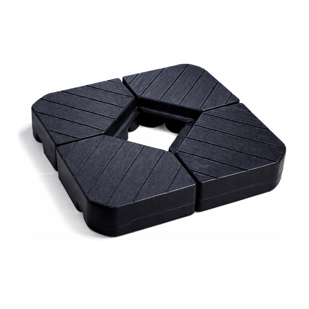 Plastic Cantilever Parasol Base Set - 4 Piece