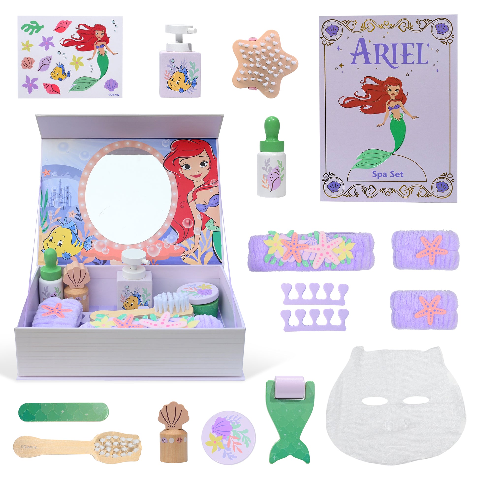 Disney Princess storybook playset book box — Cinderella themed toy set for girls