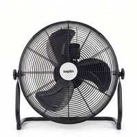16 Inch Chrome Floor Fan – High Velocity 3 Speed Cooling