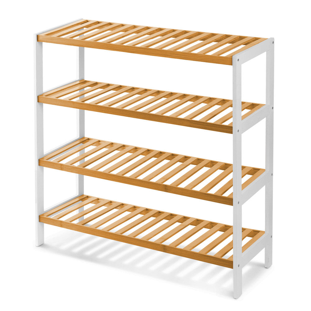 Bamboo Shoe Rack - 4 Tier – image 25