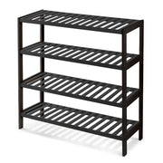 Bamboo Shoe Rack - 4 Tier
