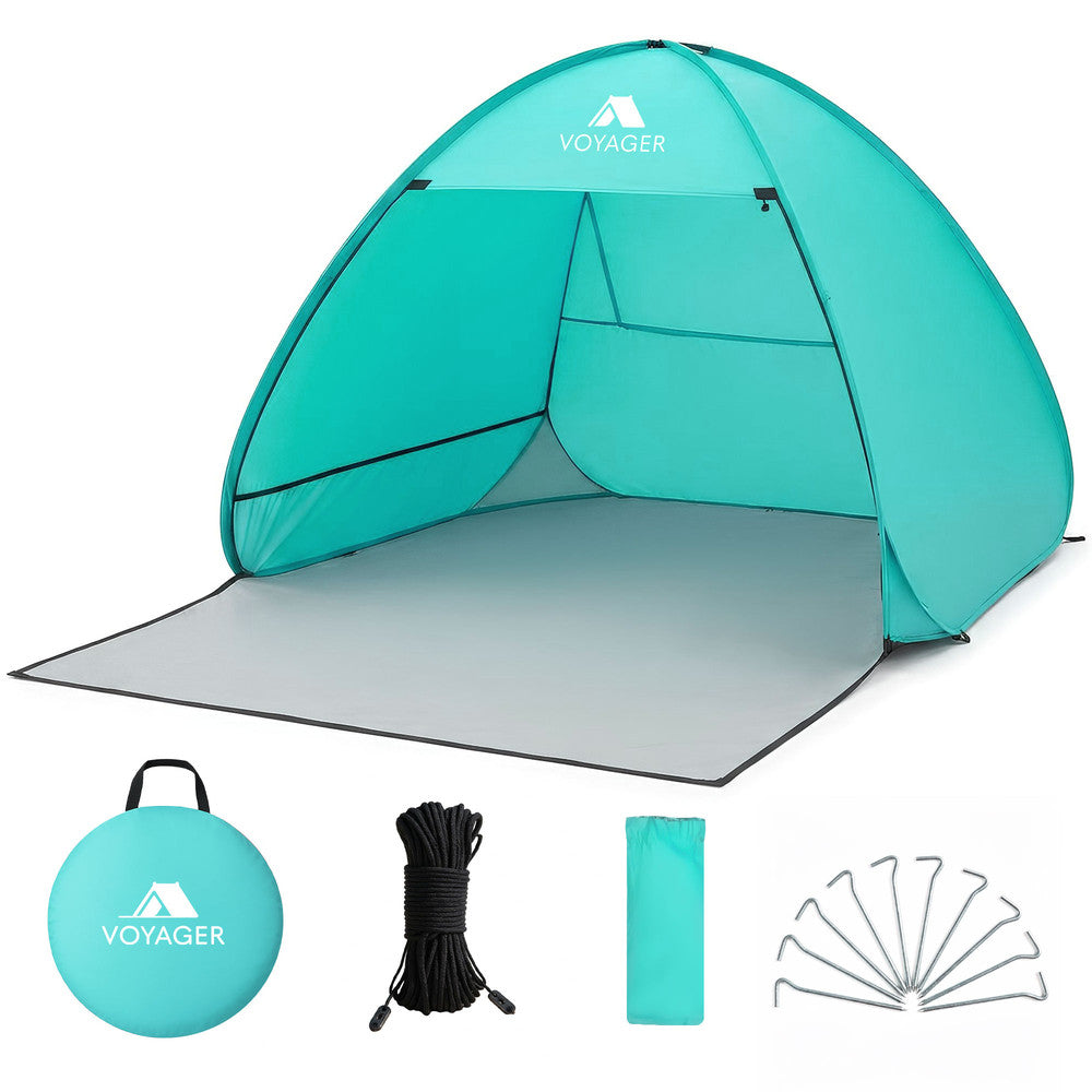 Pop-Up Beach Tent - 2 Person - UPF 50+ UV Protection