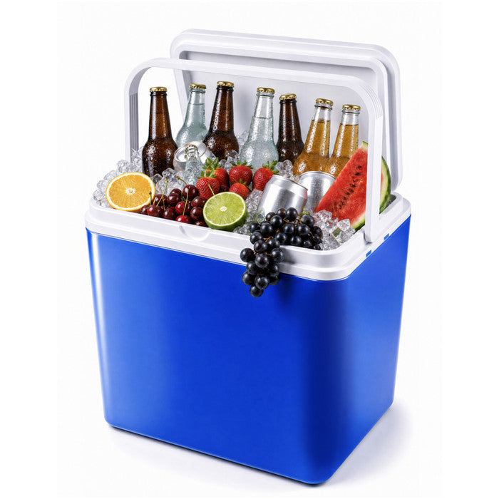 30L Insulated Cool Box - Large Capacity Cooler
