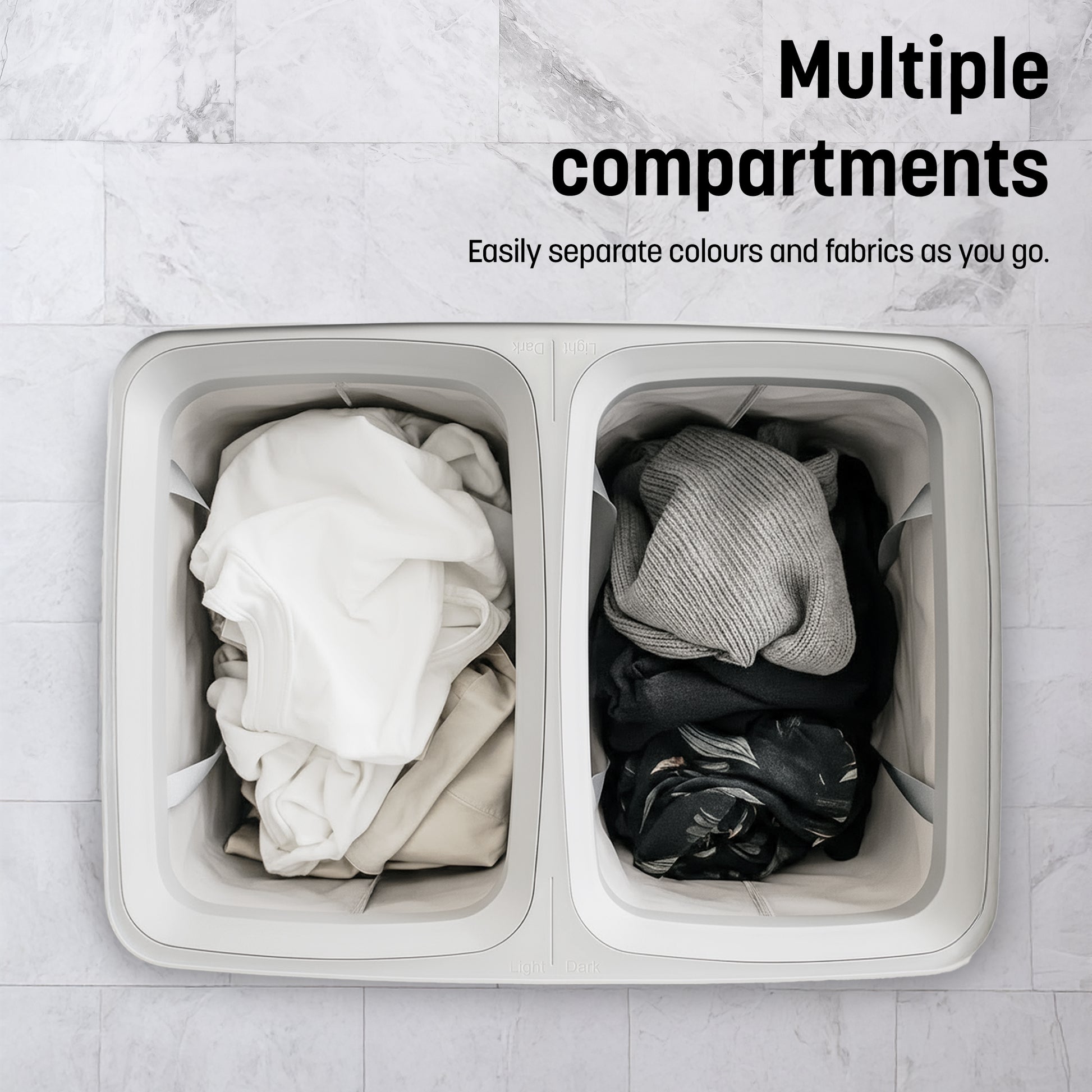 Collapsible Laundry Basket with Lid & Removable Liner – image 15