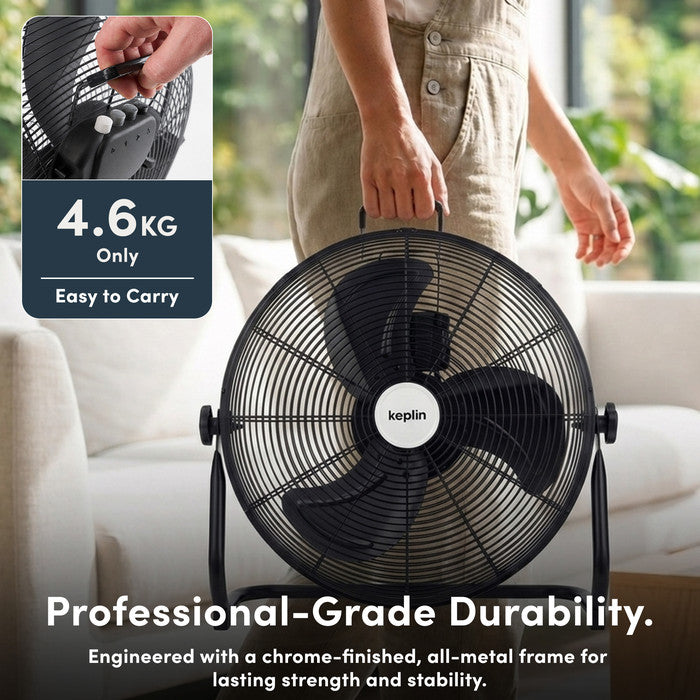 16 inch floor fan CE EN60335-2 safety compliance label