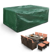 Waterproof garden furniture cover 180x120x70cm – heavy duty green polyethylene patio chair cover