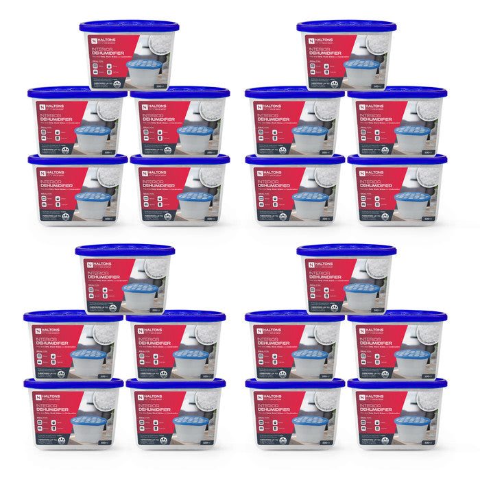 Haltons 500ml Moisture Absorber Dehumidifiers, Pack of 10