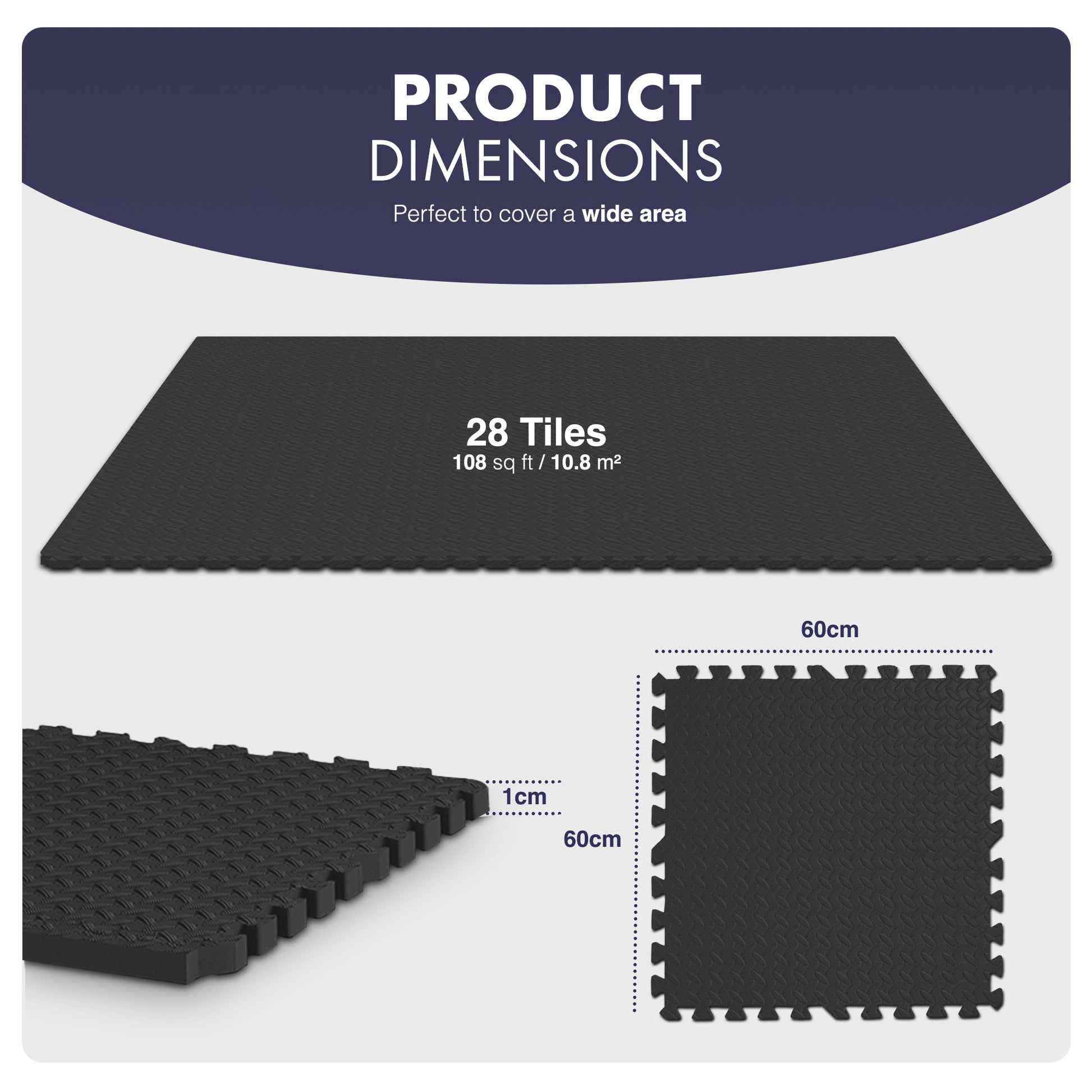 Top-Selling KAYMAN Interlocking Gym Floor Mats – Nonslip EVA Foam Exercise Tiles for Home Workouts, Studio, Weights, Yoga (60x60cm) – image 18