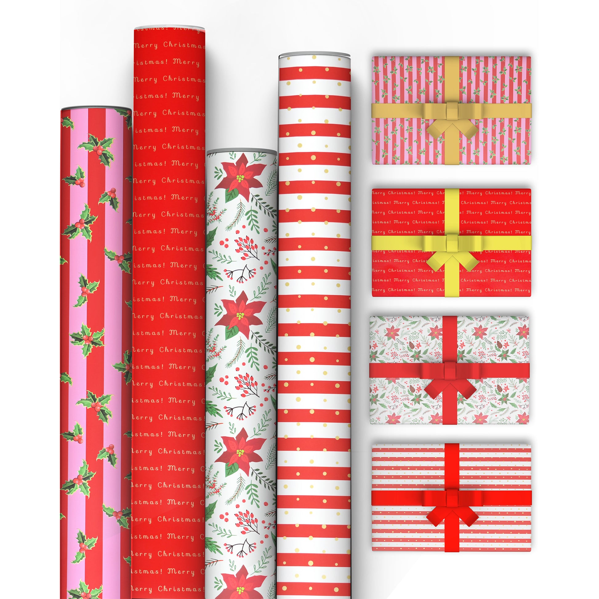 Kraft & Co 4 pack 69cm x 8M Gift Wrapping Paper Ideal for Gifts Arts & Crafts – image 12
