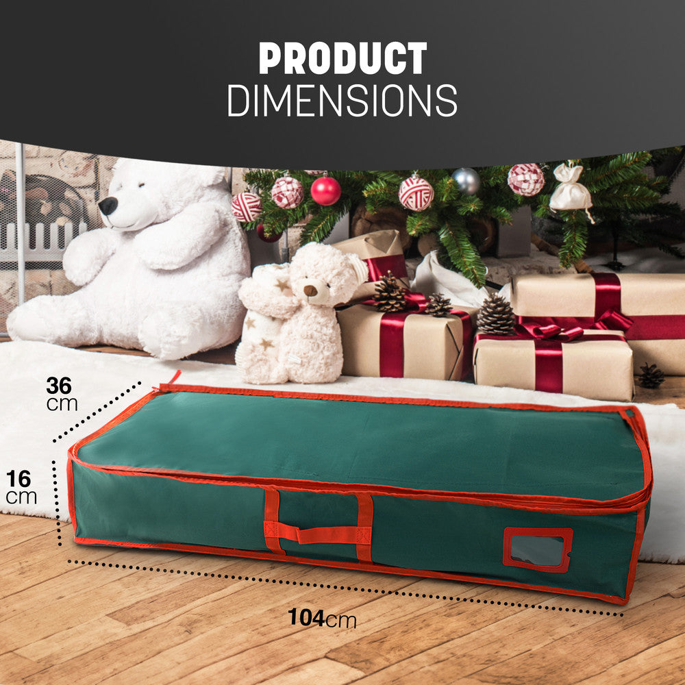 Christmas Wrapping Paper Storage Bag - Foldable, Heavy Duty, 600D Oxford Fabric – image 16