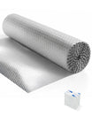 Haltons Reflective Radiator Foil 5m x 60cm – Energy Saving Insulation with 3M Self-Adhesive Pads – Easy to Install, Cut to Size – Reduce Heat Loss & Lower Bills – Covers 3+ Radiators – Thermal Barrier