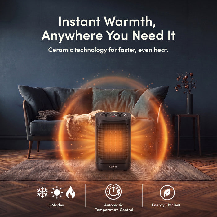 1500W Oscillating Ceramic Electric Heater